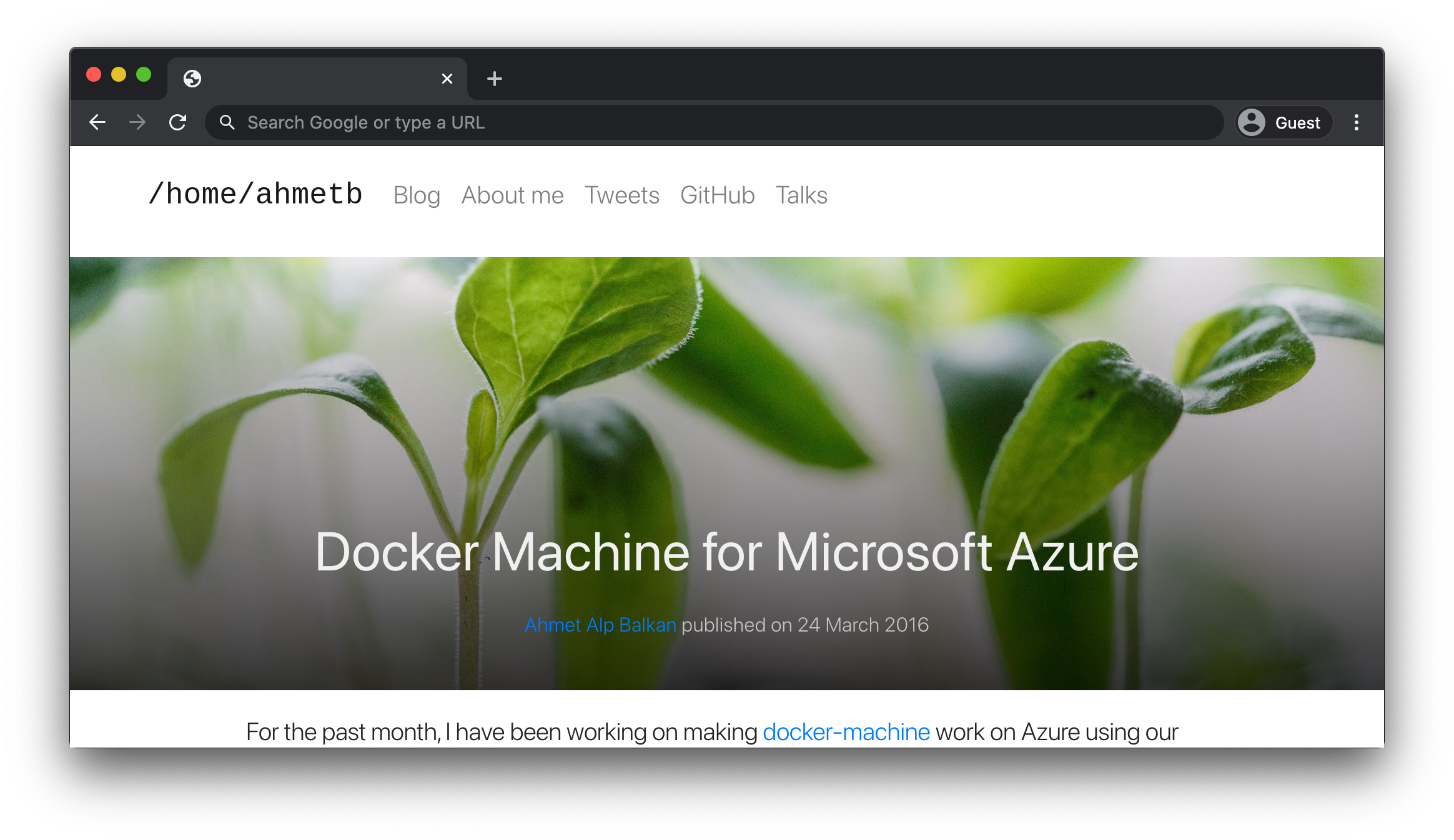 docker-machine-azure